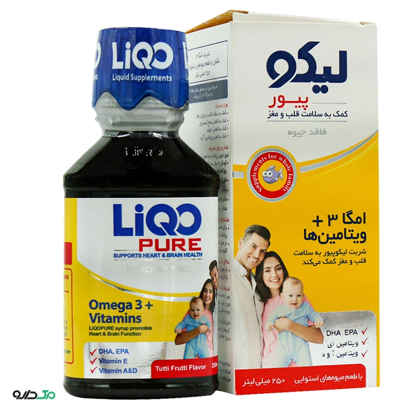 شربت امگا 3 لیکو پیور آبیان فارمد